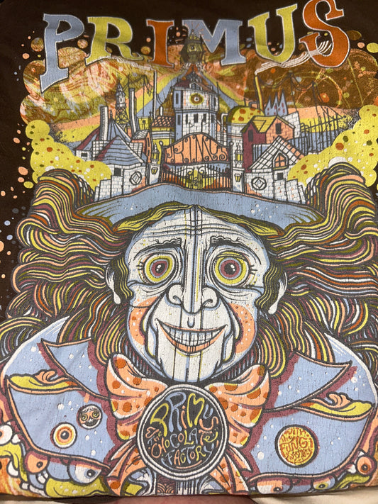 Primus The Chocolate Factory Brown Crewneck T Shirt