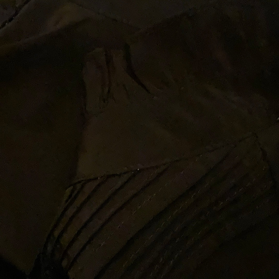 Vicki Wayne Chocolate Brown Ruffle Button Up Shirt