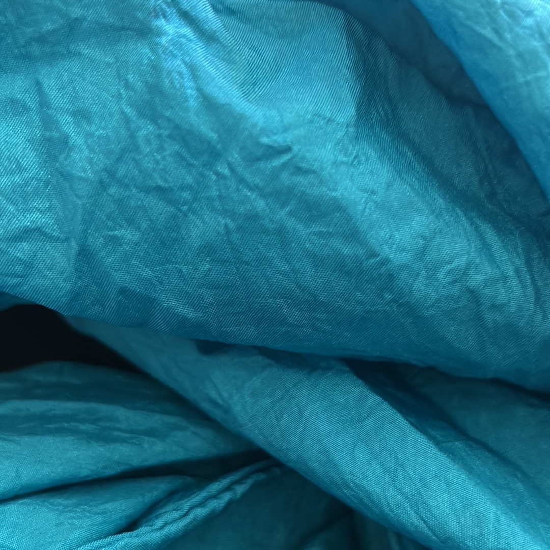 Teal “Crinkle Nylon” Swish Swish Pants