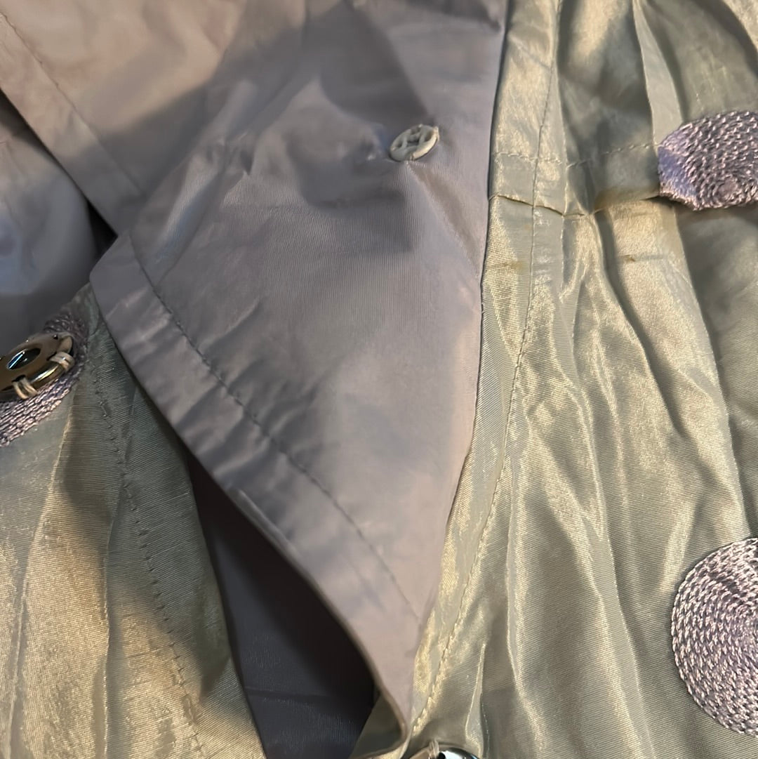 UbU Reversible Lavender Polka Dot Coat