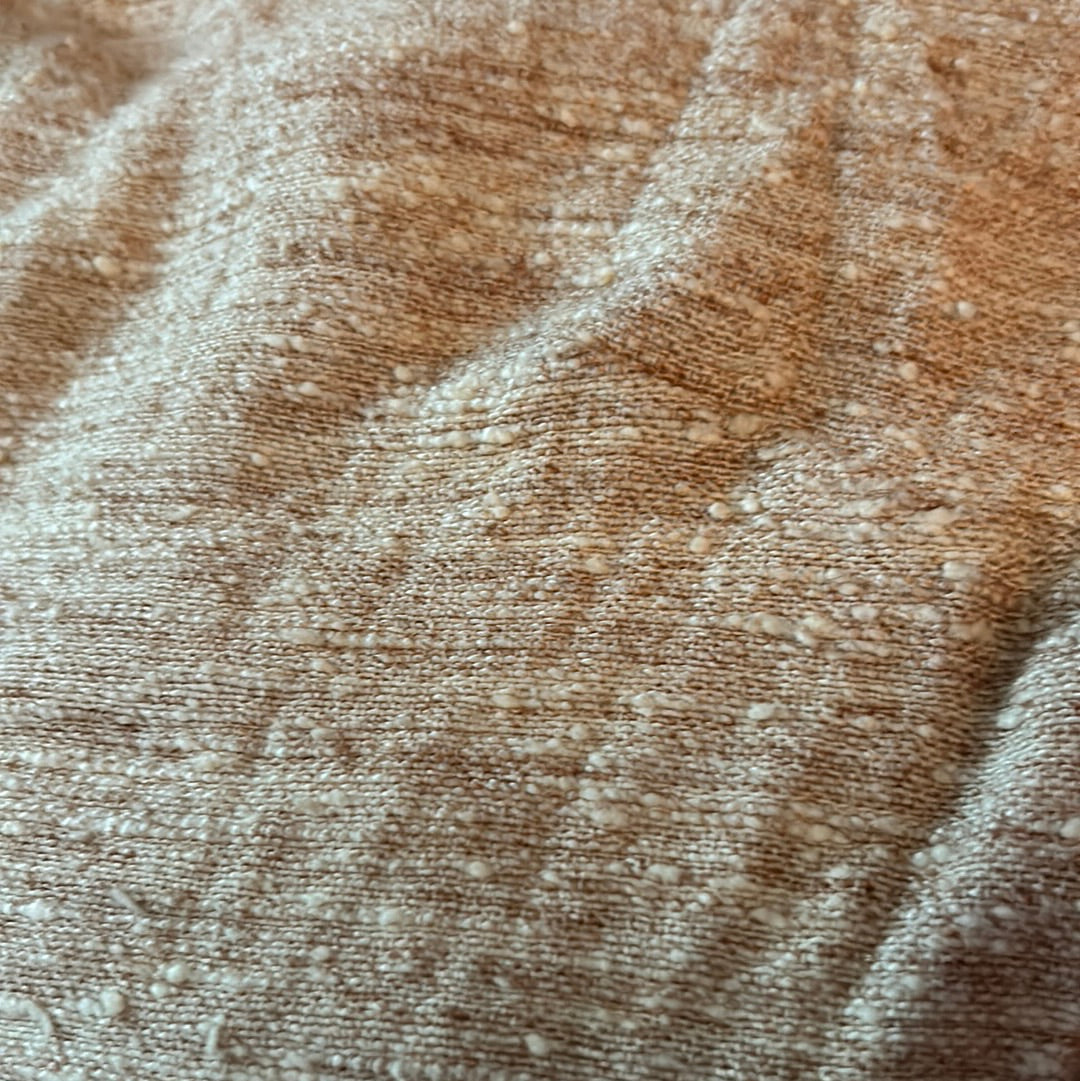 Roberta Lee Cream Wool Silk Bouclé Tan 60’s Sheath Minidress Small