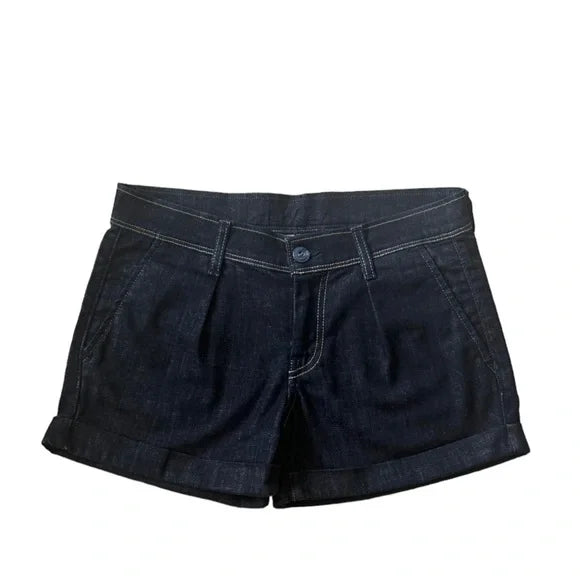 7 for All Mankind Pleated Cuff Shorts Size 26