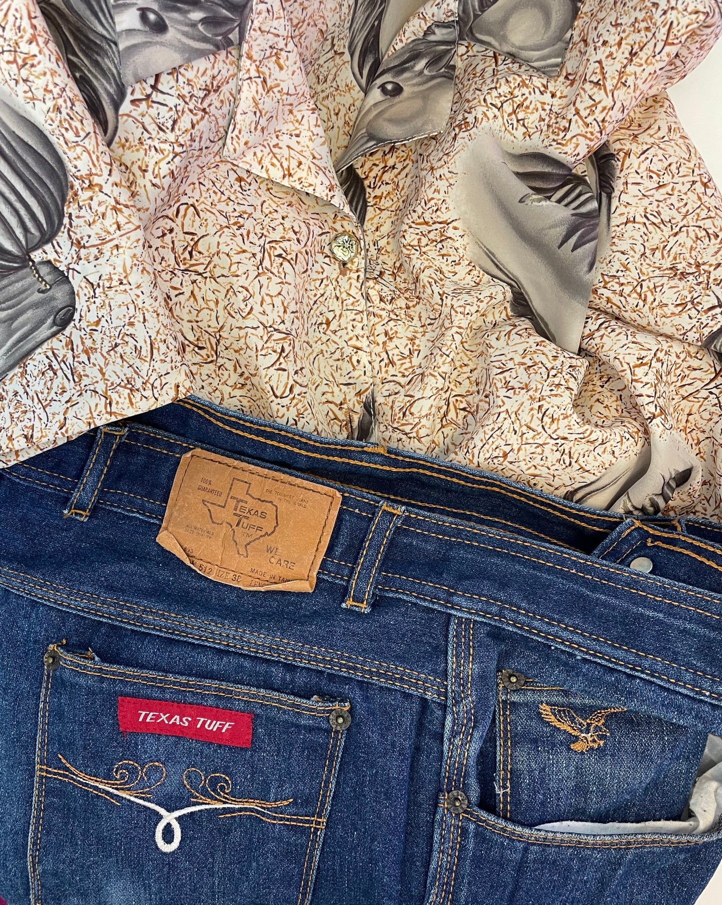 Texas Tuff Vintage Jeans 38'' x 32" Approx size 18