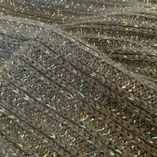 VINTAGE Distinctly Different Black Knit Sparkle