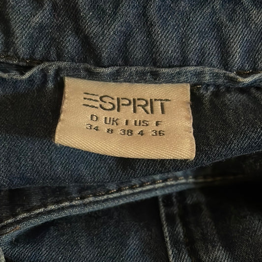 Esprit Long Sleeve Fall Denim Shirtdress