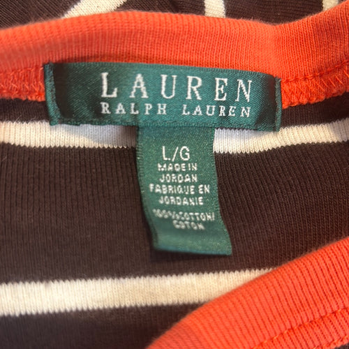 Cotton Lauren Ralph Lauren Polo Steiped Rugby Dress Size Large