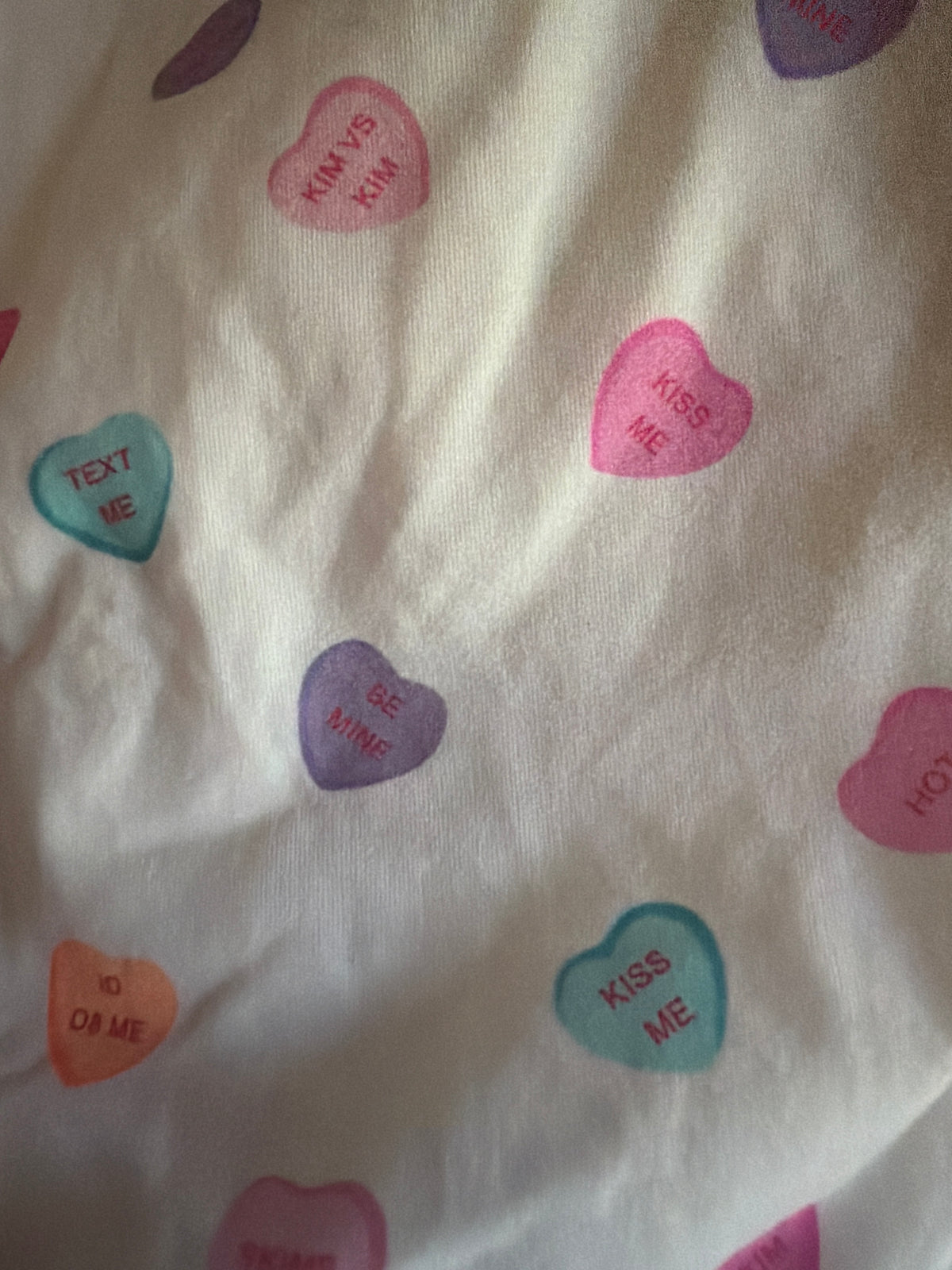 SKIMS Fits Everybody Lacy Long Slip Dress Marble Candy Hearts XXS
