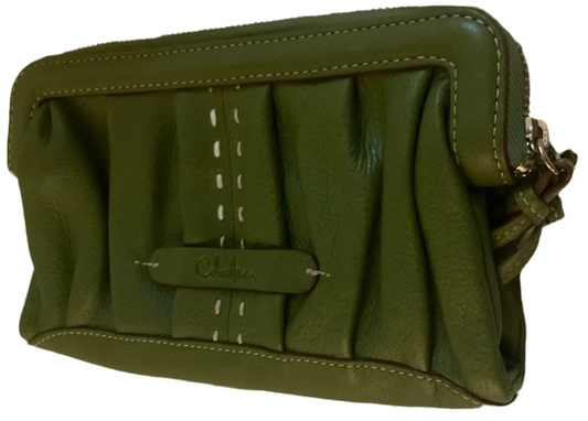 Cole Haan Double zip mini clutch pouch wallet