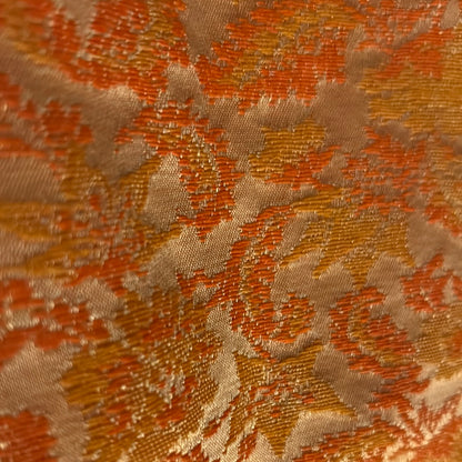 Peach Silk Brocade 60’s Dress Coat