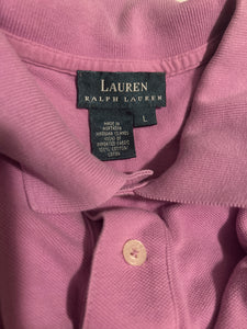 Lauren Ralph Lauren Sleeveless Lilac Polo Shirt Size Large