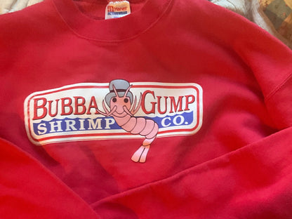 Forrest Gump Bubba Gump Shrimp Crewneck Sweatshirt Adult XL