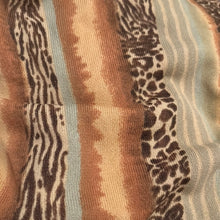 Load image into Gallery viewer, Joseph A. Qu&#39;est-ce Que C&#39;est Silk 3/4 Sleeve Animal Print Top