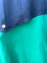 Load image into Gallery viewer, Wrangler Colorblock Navy and Teal Butron Up