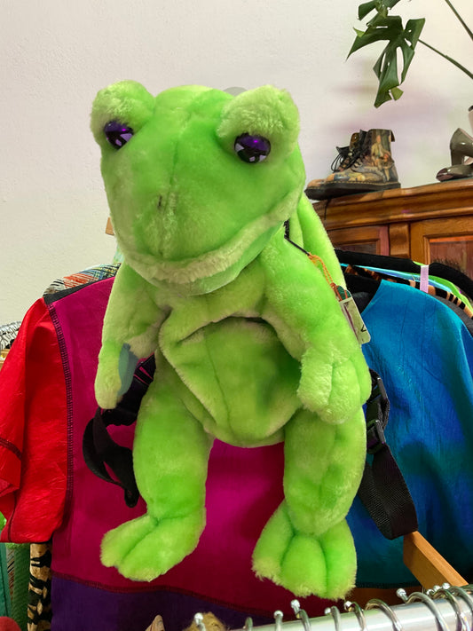 Froggy Plush Backpack