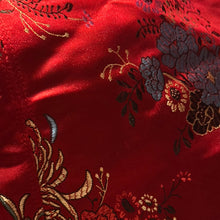 Load image into Gallery viewer, Red Silk Y2K Brocade Mini Dress