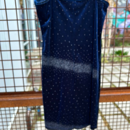 Younique Navy and Sparkle Mini Dress size Medium