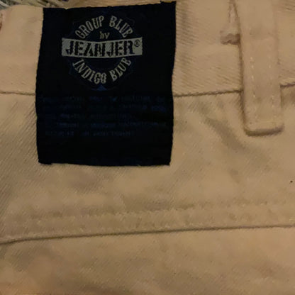 Jeanjer Vintage Denim Winter White Mini Skirt