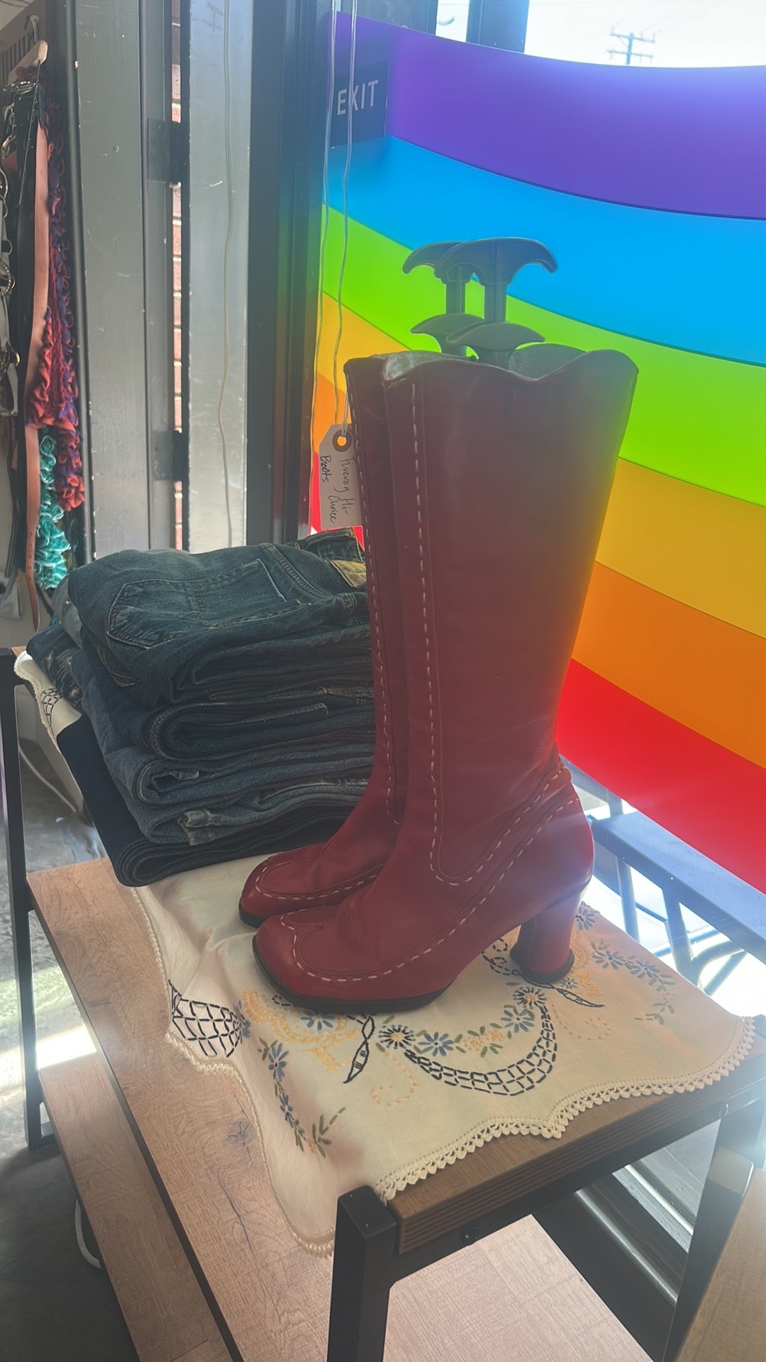 Fluevogs on hold for Girzim