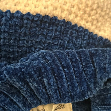 Load image into Gallery viewer, Blue and White Hannukah Stripe Chenille Sweater