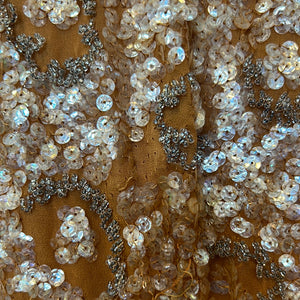 Cheetah Sequin 1950’s Cocktwil Dress