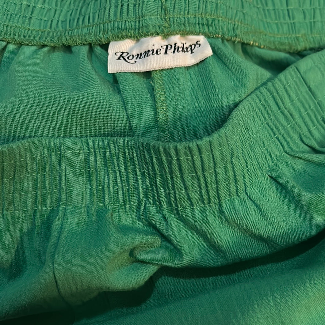 Plus Size Vintage Ronnie Phillips Green Cotton Pants