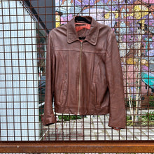Load image into Gallery viewer, Brown 70’s Leather Jacket