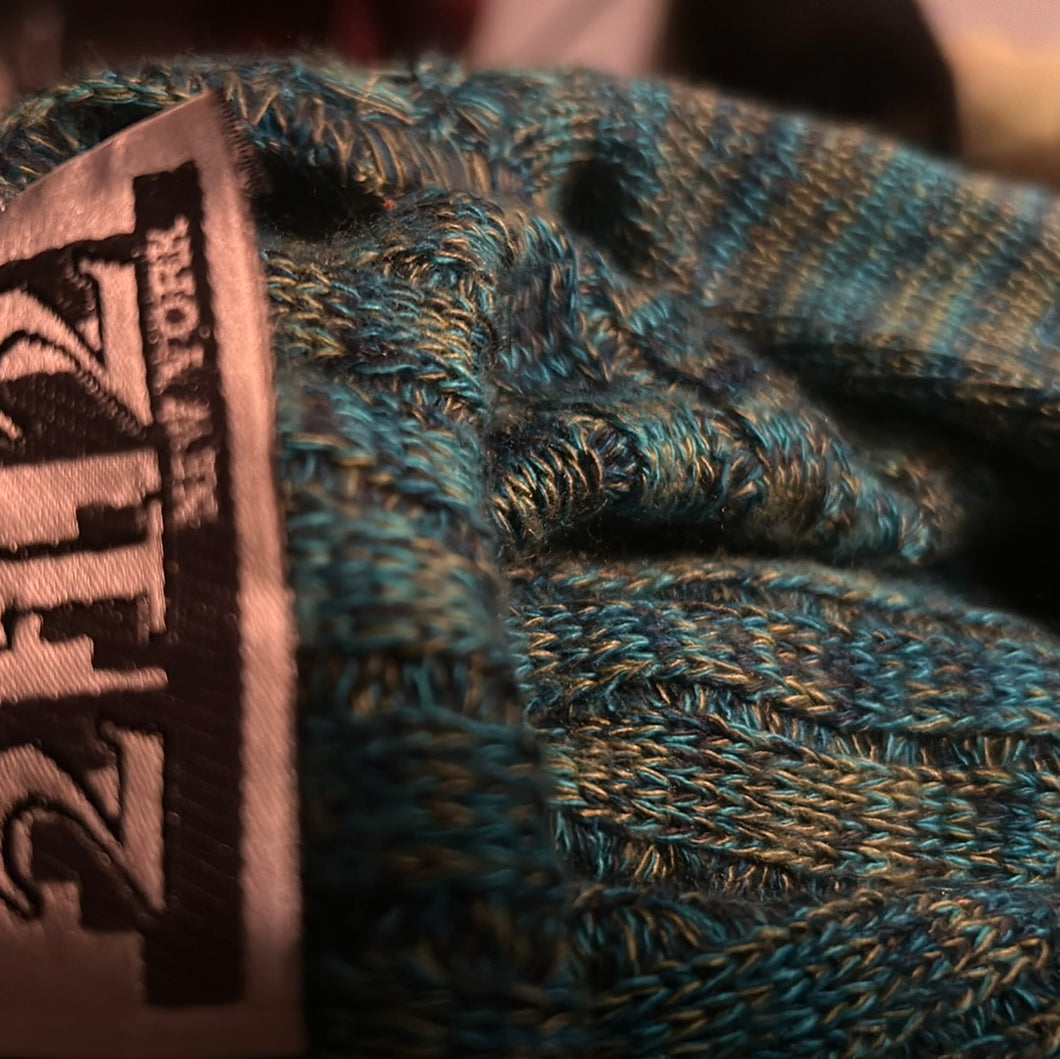 Marled Greens and Teals Two One Two New York Sweater