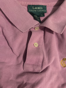 Lauren Ralph Lauren Sleeveless Lilac Polo Shirt Size Large