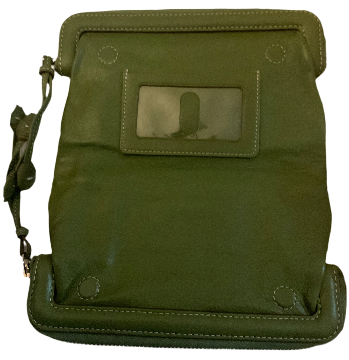 Cole Haan Double zip mini clutch pouch wallet