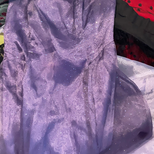 Purple Ombré Glitter Gown Zum Zum By Niki Livas Size 3/4