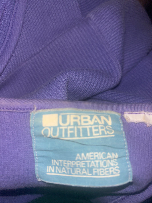 Super Vintage Urban Outfitters Early 90’s Lilac Purple Ribbed Cotton Cropped Bolero Cardigan