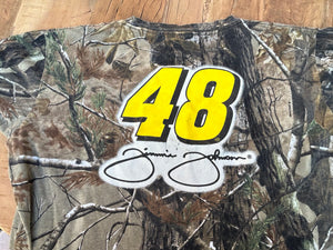 Team RealTree Racing  2XL Long Sleeve Cotton Shirt Jimmie Johnson