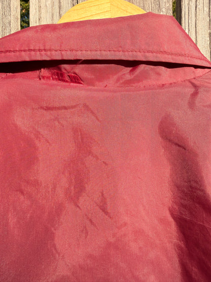 Stanford vs Cal Weatherbreaker Sherpa Lined Stadium Jacket Unisex Vintage Large