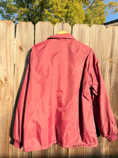 Stanford vs Cal Weatherbreaker Sherpa Lined Stadium Jacket Unisex Vintage Large