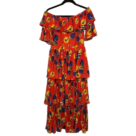 Tiered Pansy Dress Gay Wedding Attire Size XS