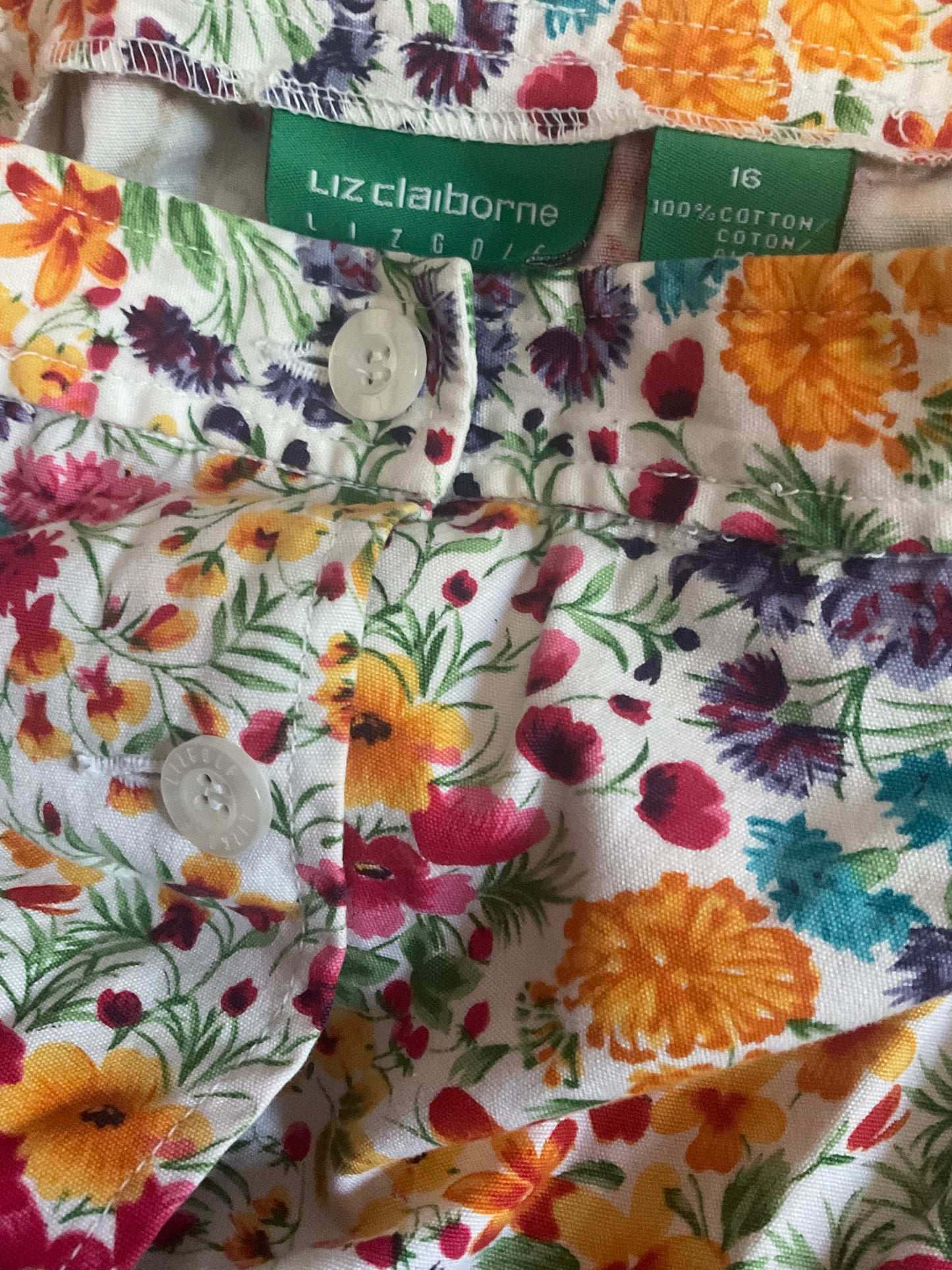 Floral Liz Claiborne Liz Golf Skort