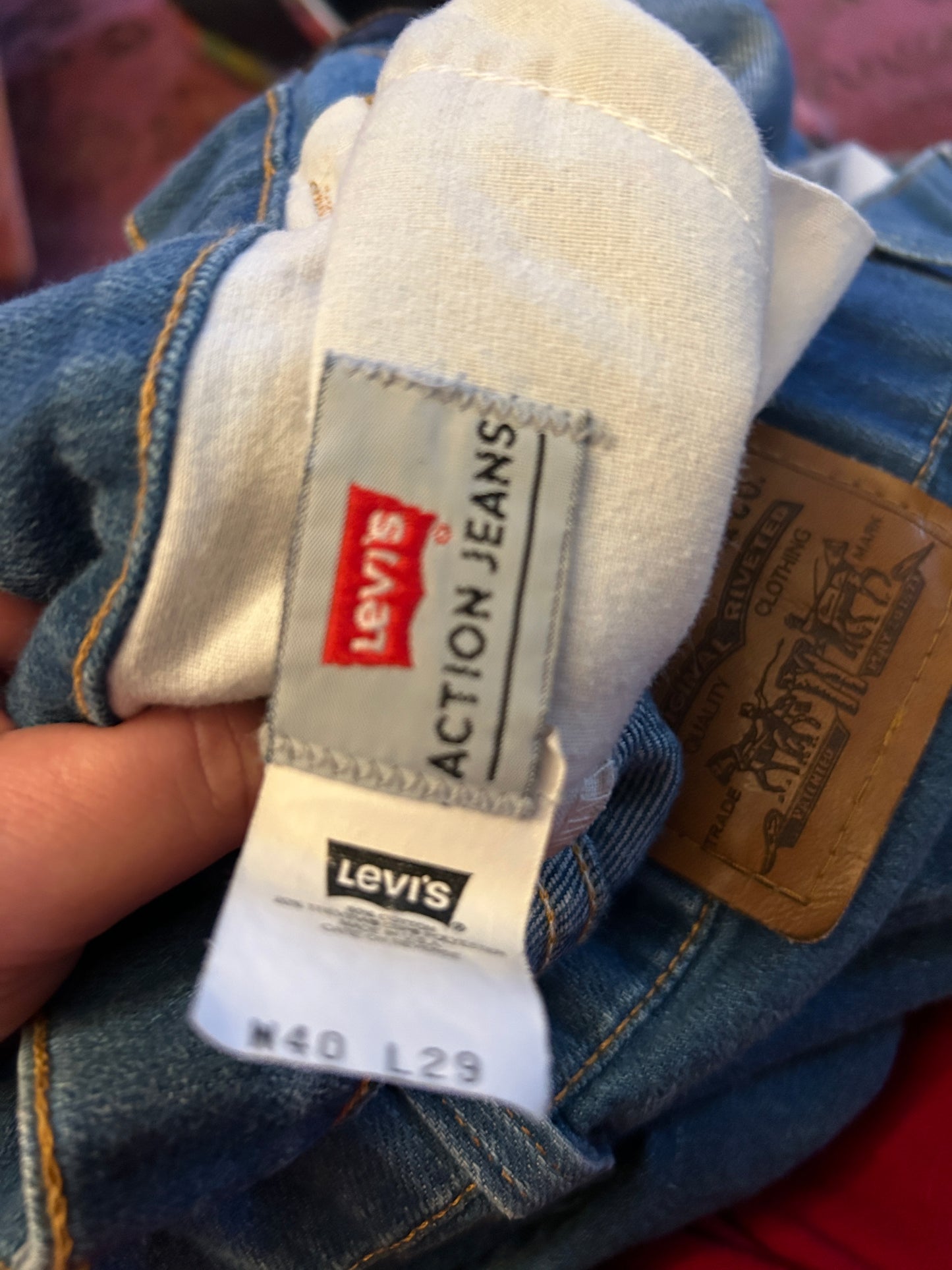 Levi’s Action Jeans 530 Orange Tab W40 L29