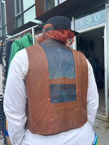 Hand painted vest