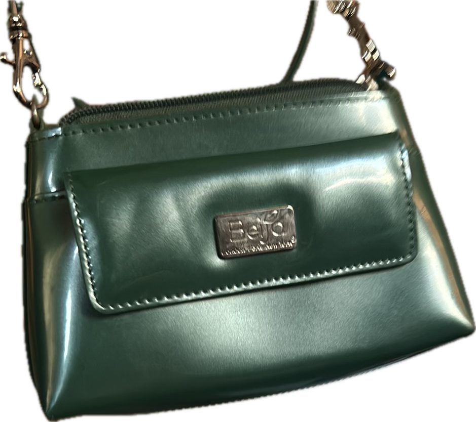 Beijo Pearl Teal Crossbody Mini Purse