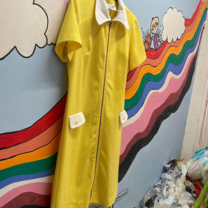 Mystic Pizza Yellow Diner Dress with Exaggerated Color