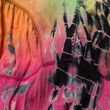 Load image into Gallery viewer, India Boutique Rainbow Corset Bodice Fairy Hem Tye Dye 90’s Dress