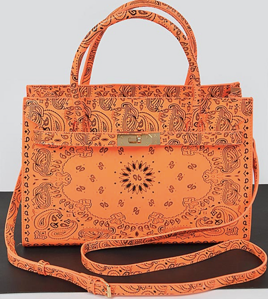 Flagging Orange Purse