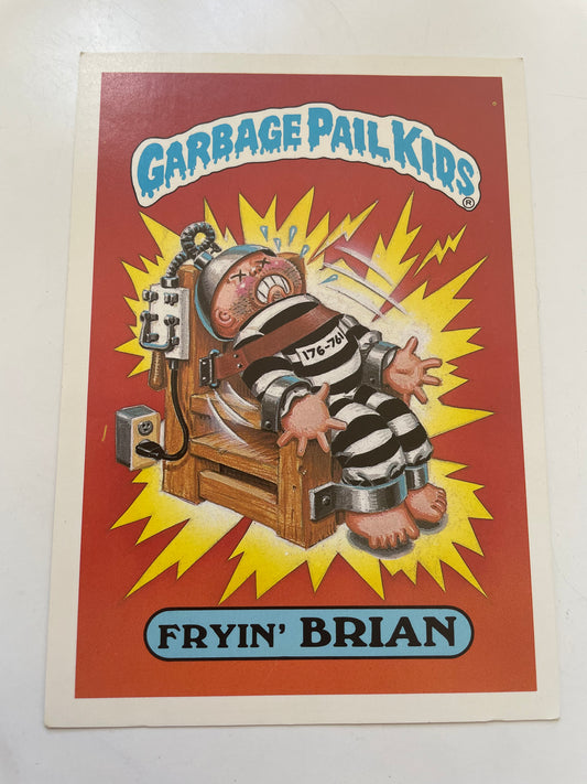 Fryin' Brian Garbage Pail Kids Jumbo Giant Stickers