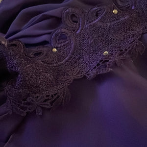 Purple majesty lingerie set